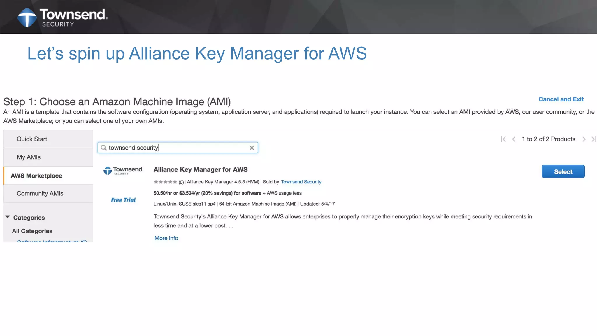 Let’s spin up Alliance Key Manager for AWS
 