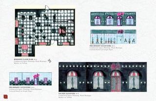 PRELIMINARY ELEVATIONS: N.T.S.
Commercial Space Planning: Plush Boutique
Colored Pencil on Graph Paper
RENDERED FLOOR PLAN: N.T.S.
Commercial Space Planning: Plush Boutique
Marker on Vellum
PRELIMINARY ELEVATIONS: N.T.S.
Commercial Space Planning: Plush Boutique
Colored Pencil on Graph Paper
FACADE ELEVATION: N.T.S.
Commercial Space Planning: Plush Boutique
Marker on Vellum1
 