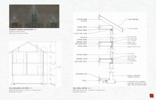 2
FULL BUILDING SECTION: N.T.S.
Building Structures: Structure Components
Manually Drafted
STUDENT LOUNGE ELEVATION: N.T.S.
Lighting: Light Study
Charcoal on Canson Paper
FULL WALL DETAIL: N.T.S.
Building Structures: Structure Components
Manually Drafted
 