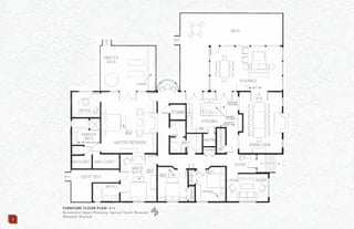 4
FURNITURE FLOOR PLAN: N.T.S.
Residential Space Planning: Special Needs Remodel
Manually Drafted
 