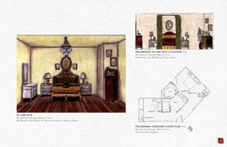 PRELIMINARY FURNITURE FLOOR PLAN: N.T.S.
Residential Design: Barrier Free
Sketch with Graphite
IN-LAW SUITE
Residential Design: Barrier Free
Rendered with Marker & Colored Pencil on Marker Paper
PRELIMINARY IN-LAW SUITE ELEVATION: N.T.S.
Residential Design: Barrier Free
Rendered with Marker on Trace Paper
4
 