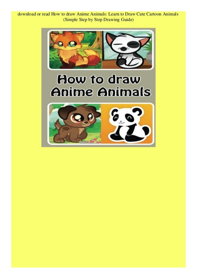 [DOC] How to draw Anime Animals Learn to Draw Cute Cartoon Animals