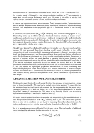 DECRYPTION THROUGH POLYNOMIAL AMBIGUITY: NOISE-ENHANCED HIGHMEMORY ...
