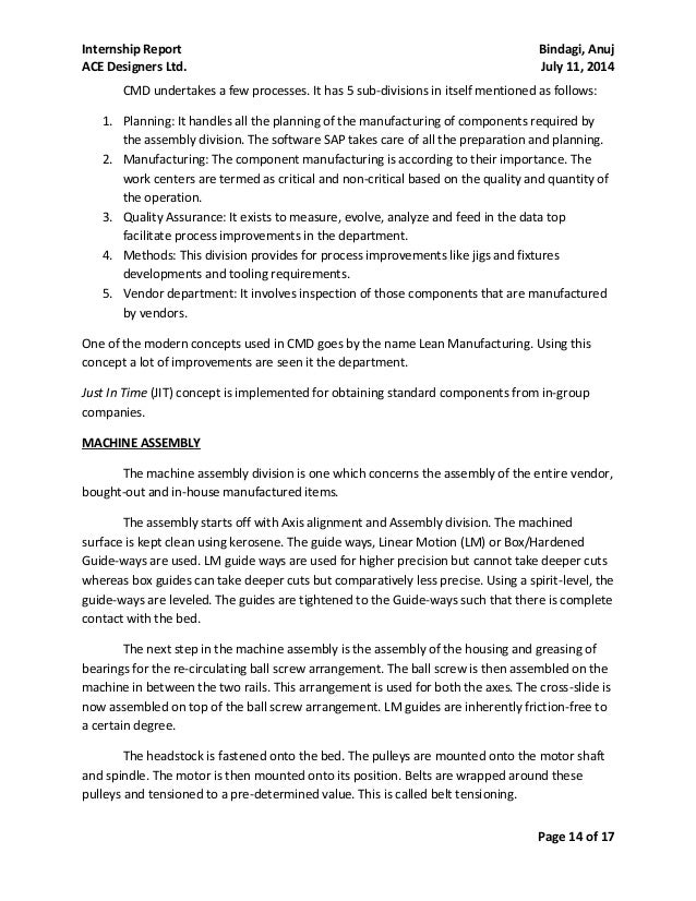 Ace Designers Report Ace Designers Report