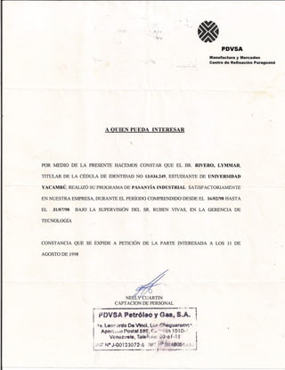 PASANTIAS PDVSA0001