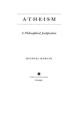 atheism-a-philosophical-justification