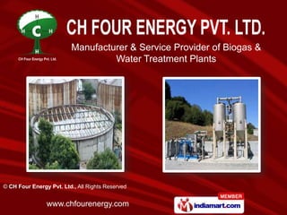 Manufacturer & Service Provider of Biogas & Water Treatment Plants   