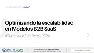 Juan Pablo Sugiura - eCommerce Day Bolivia 2024