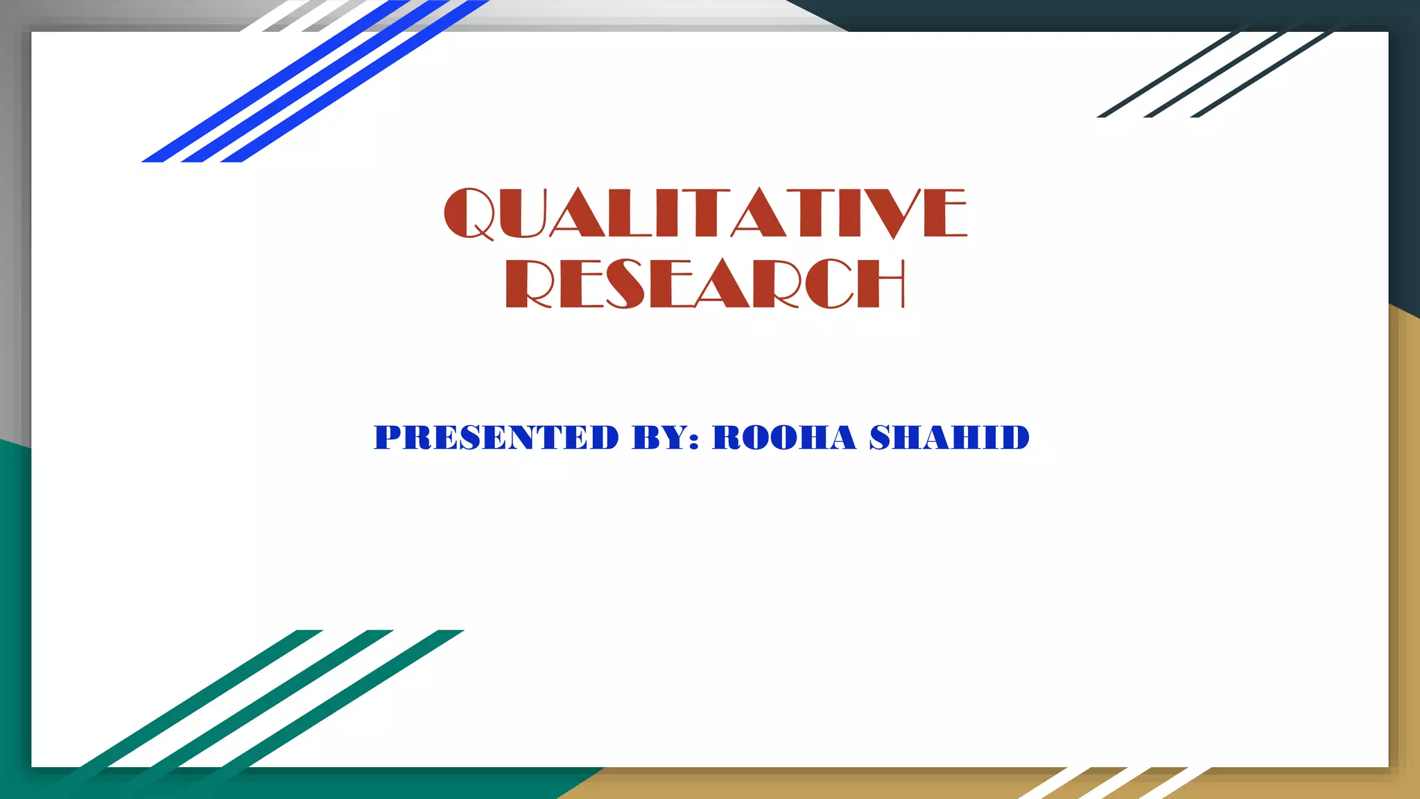 Case Study in Qualitative Research