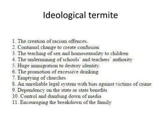 Ideological termite
 