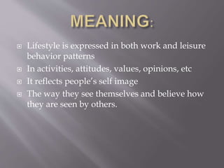 Image showcasing Changing Values And Lifestyle | PPTX