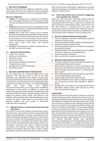 Big Data Analytics using in the Field of Education System | PDF