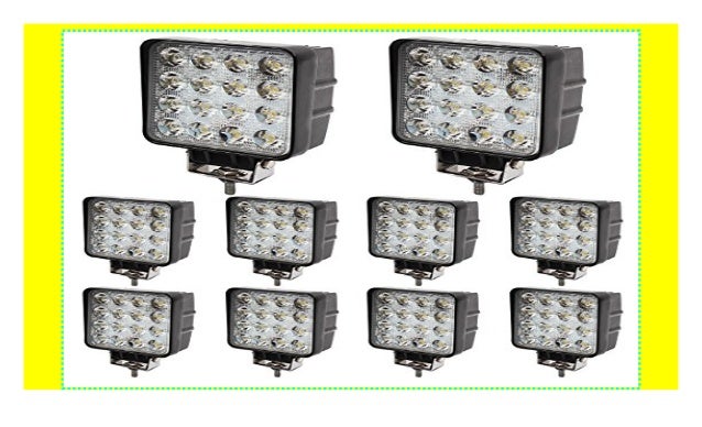 10x 48W LED Arbeitsscheinwerfer 12V Arbeitslampe work light Traktor SUV Trecker