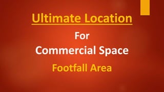 Retail Shop Rent Khanna market Defence Colony Delhi | PPTX | Real Estate
