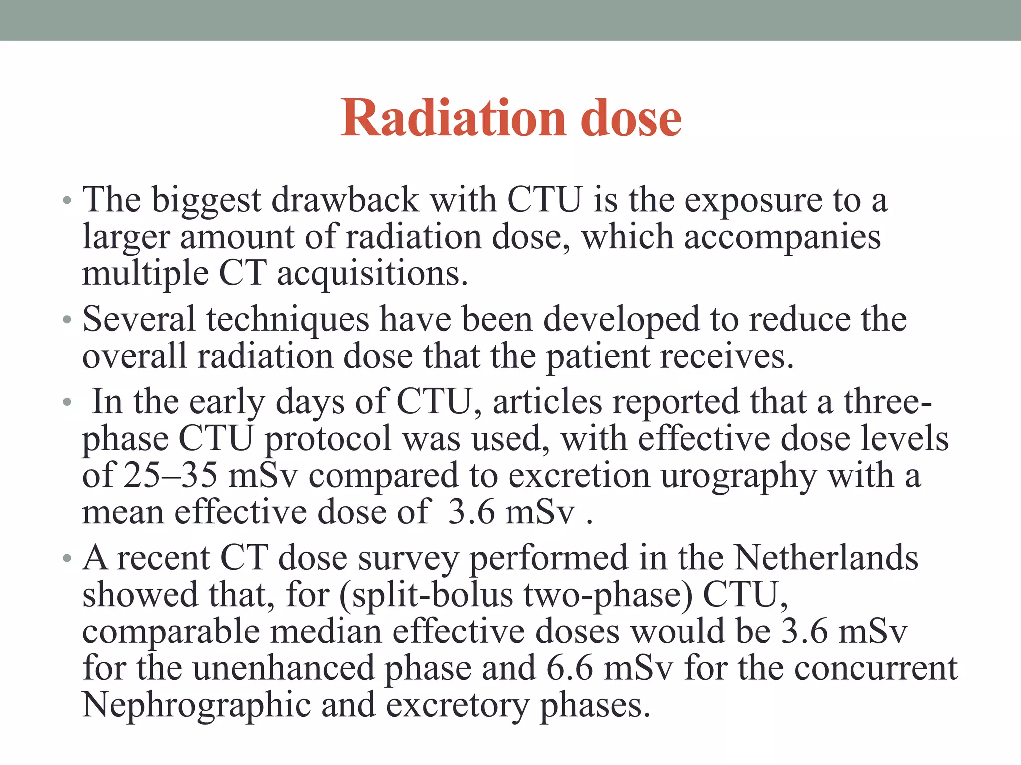 CT urography | PPTX