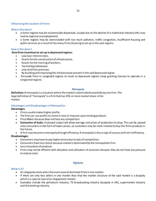 changing market conditions - igcse economics revision... 155195918 igcse-economics-revision-notes | DOCX