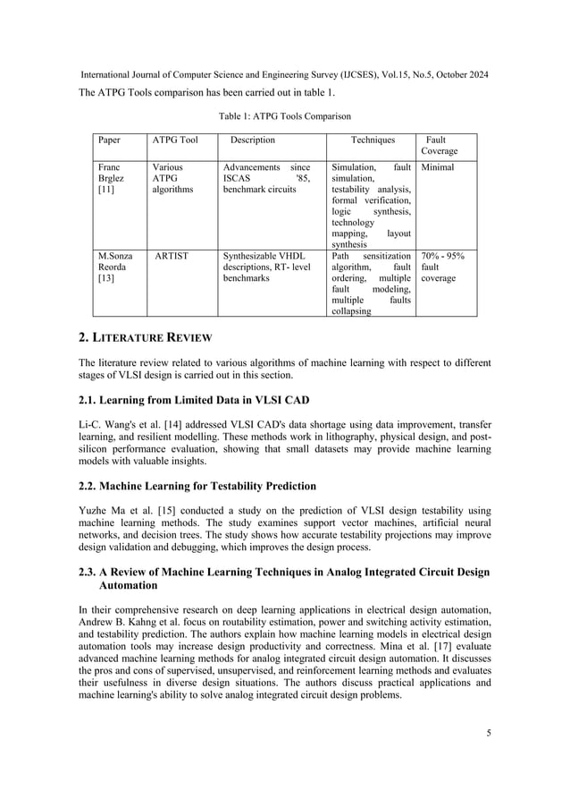 A SURVEY ON MACHINE LEARNING APPLICATIONS IN VLSI CAD | PDF