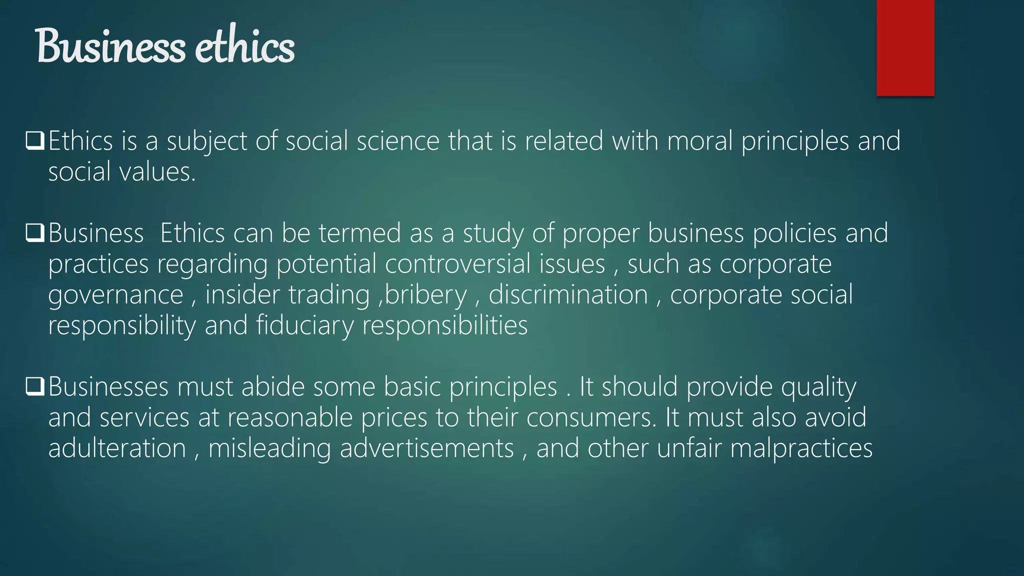 Business Ethics | PPT