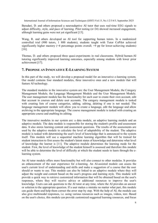 DEVELOPMENT OF AN INNOVATIVE E-LEARNING SYSTEM | PDF