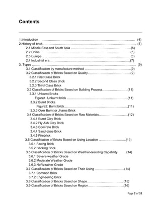 First Class Brick Report.pdf Brick (building material) full information | PDF