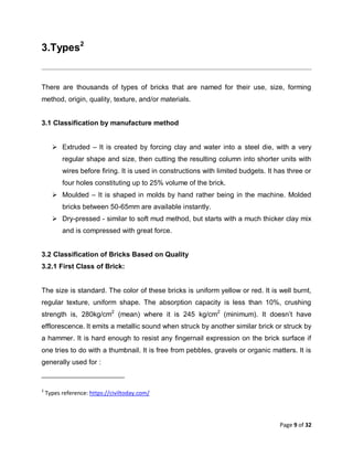 Brick (building material) full information | PDF