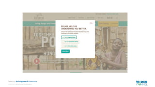 © 2007-2017 WiderFunnel Marketing Inc.
Tweet to: @chrisgoward #Awesome
 