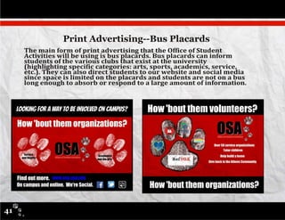 Print Advertising­­Bus Placards
41
 