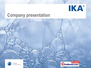 Company presentation




                       Company presentation




                                         0
 