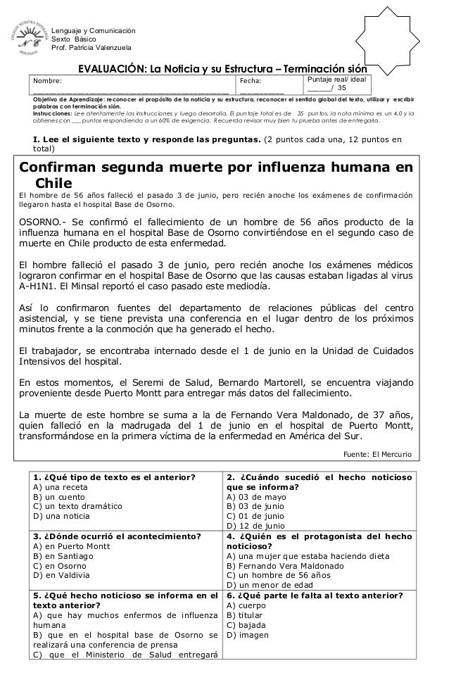 Lecturas cortas para secundaria