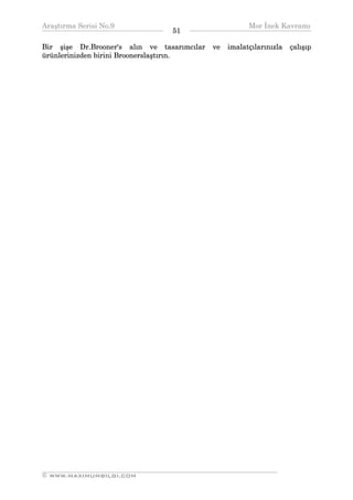 Araştırma Serisi No.9                                      Mor İnek Kavramı
¯¯¯¯¯¯¯¯¯¯¯¯¯¯¯¯¯¯¯¯¯¯¯¯¯¯¯¯¯¯¯¯¯¯   51   ¯¯¯¯¯¯¯¯¯¯¯¯¯¯¯¯¯¯¯¯¯¯¯¯¯¯¯¯¯¯¯¯¯¯
Bir şişe Dr.Brooner's alın ve tasarımcılar      ve   imalatçılarınızla   çalışıp
ürünlerinizden birini Broonerslaştırın.




__________________________________________________________________
© WWW.MAXIMUMBILGI.COM
 