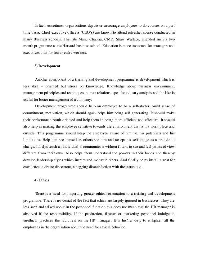 Thesis on training image