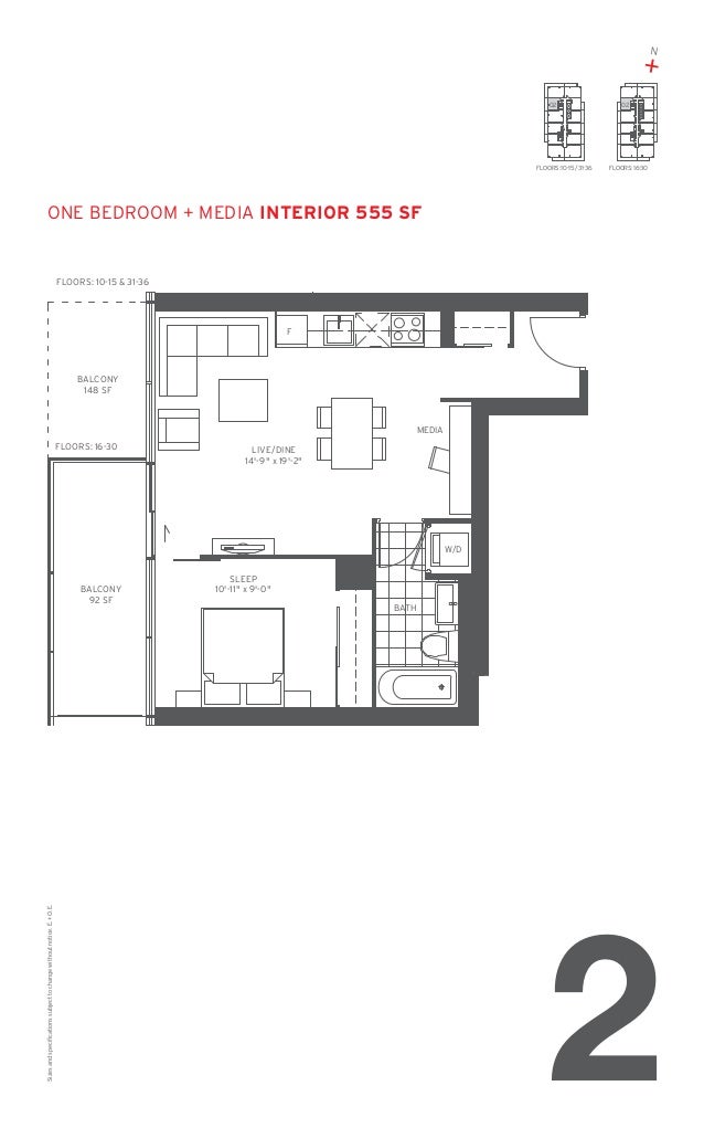 155 Redpath all_tower_floorplans