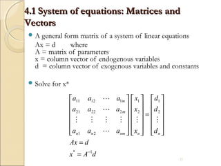 1560 mathematics for economists | PPT