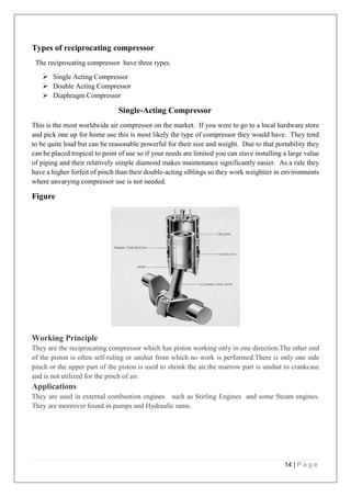 Compressor and types of compressors (Thermodynamics) | PDF