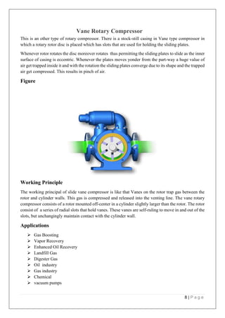 Compressor and types of compressors (Thermodynamics) | PDF