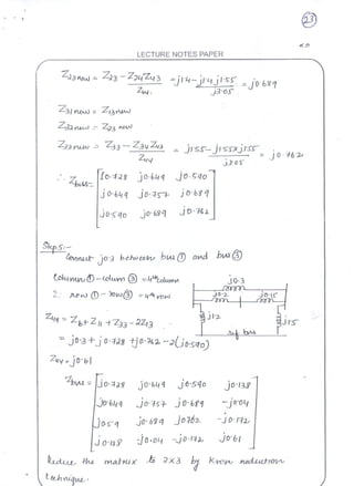 Power System Analysis