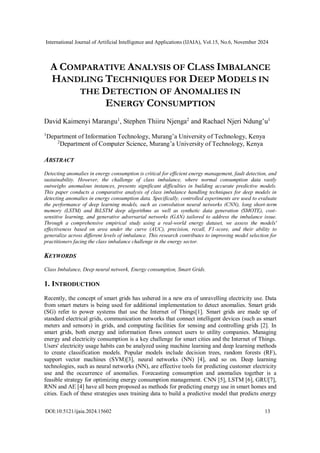 A Comparative Analysis of Class Imbalance Handling Techniques for Deep ...