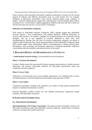Zmud Example REVISITING IT PROJECT UNCERTAINTY: OPERATIONALIZING THE SAMBAMURTHY ...