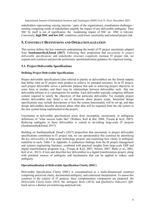 Zmud Example REVISITING IT PROJECT UNCERTAINTY: OPERATIONALIZING THE SAMBAMURTHY ...
