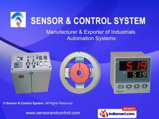 Manufacturer & Exporter of Industrials  Automation Systems 