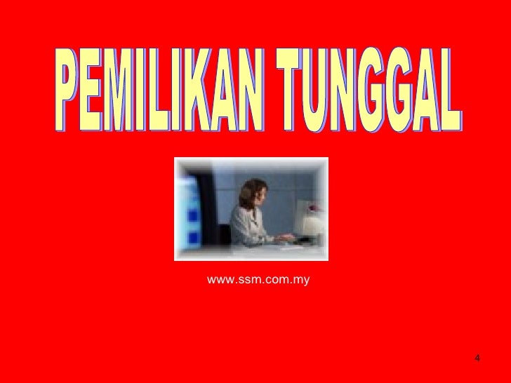Jenis Pemilikan Perniagaan