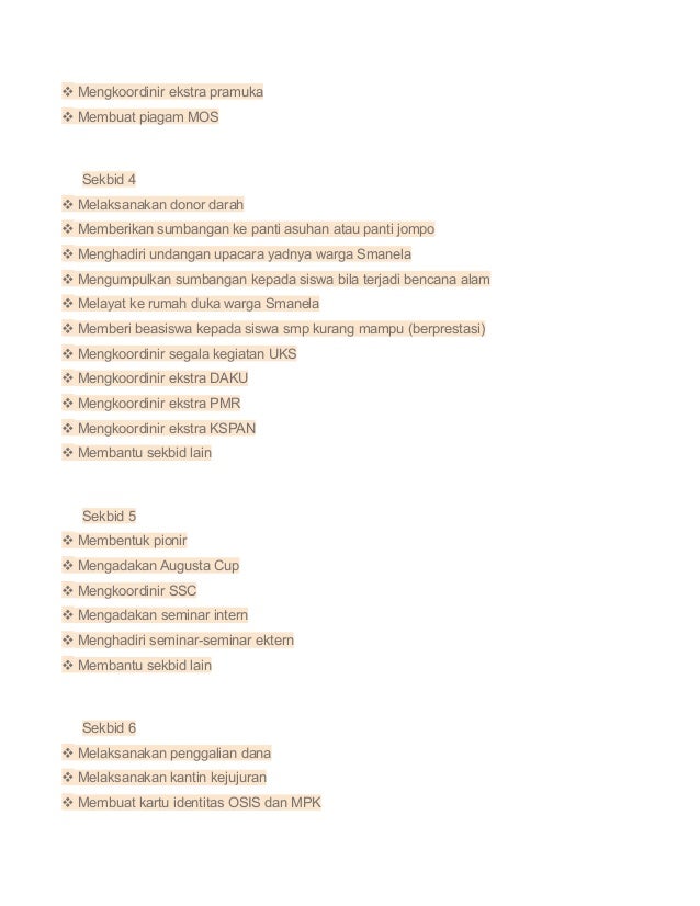 156894238 Contoh Program Kerja Osis