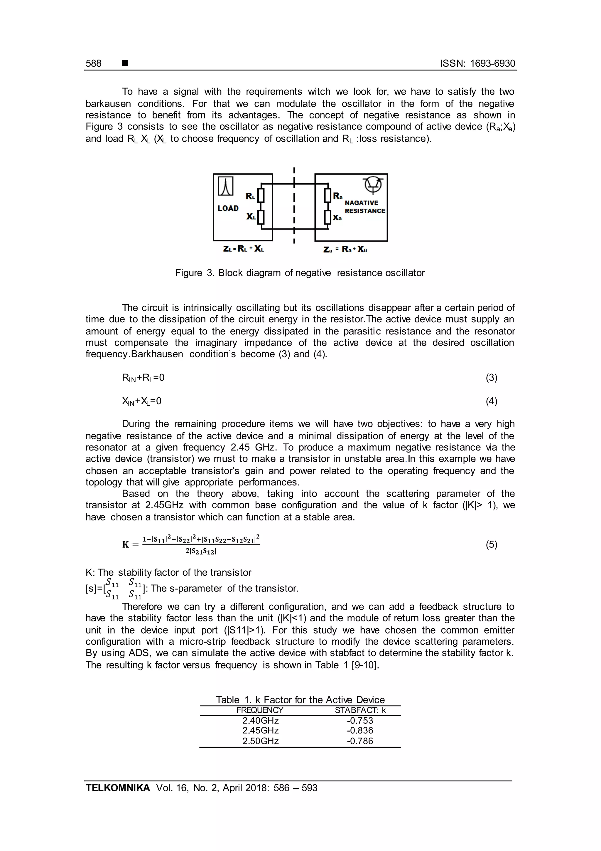 Design of Negative Resistance Oscillator with Rocord Low Phase Noise | PDF