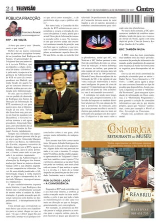 O Centro - n.º 38 – 21.11.2007