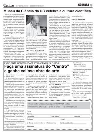 O Centro - n.º 38 – 21.11.2007