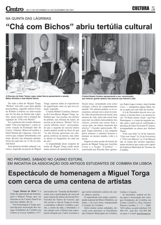 O Centro - n.º 38 – 21.11.2007