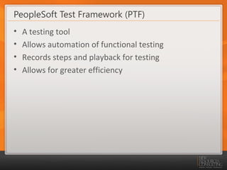 PTF Presentation | PPT