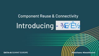 Introducing - ¾E⁄Ê½
Component Reuse & Connectivity
 