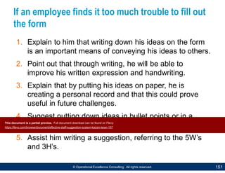 Effective Staff Suggestion System (Kaizen Teian) | PDF