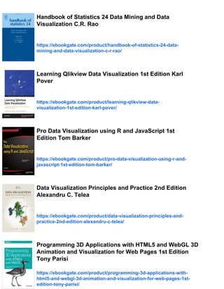 HTML5 Graphing and Data Visualization Cookbook 1st Edition Ben Fhala | PDF